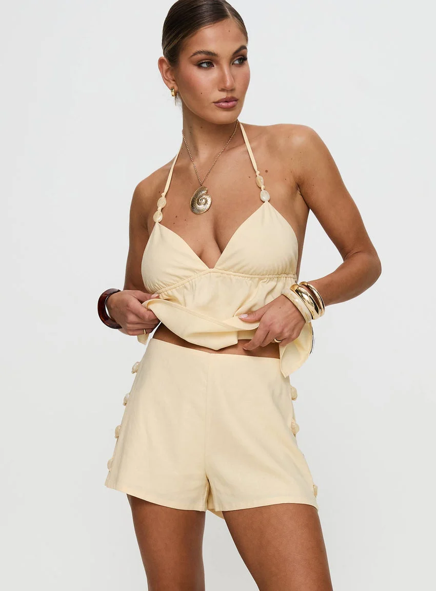 Solid Gold Shorts Lemon - greatdealsin