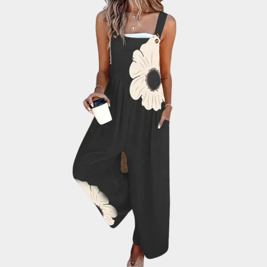 Comfortable Printed Overalls - greatdealsin