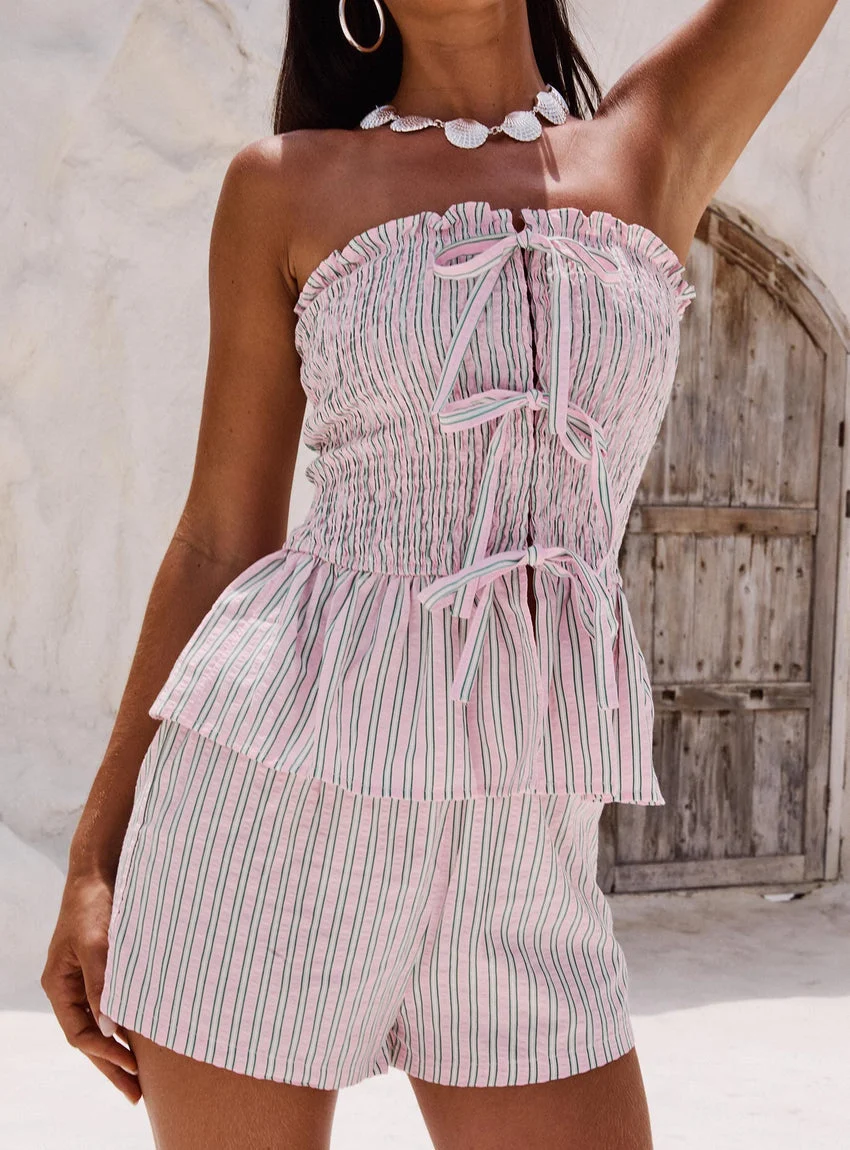 Saskea Shorts Pink - greatdealsin