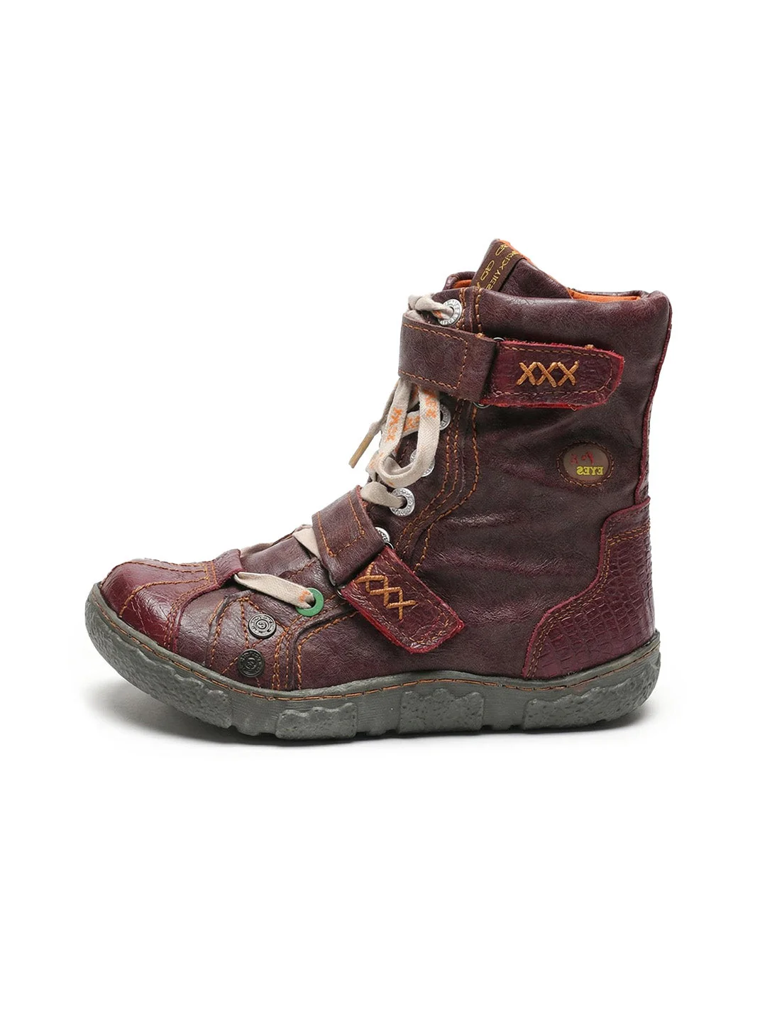 Fleece-Lined Hand-Stitched Mid-Calf Boots - greatdealsin
