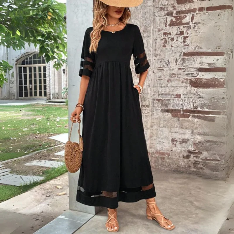 Cerelia Flattering Tummy-Smoothing Midi Dress - greatdealsin