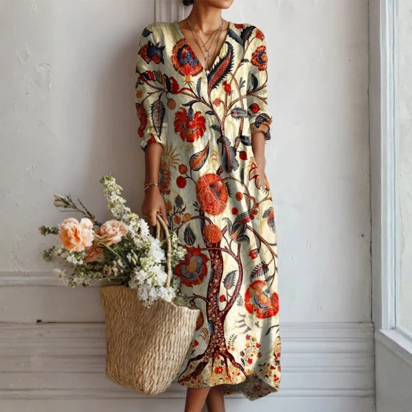 Kendra Bohemian Floral Dress - greatdealsin