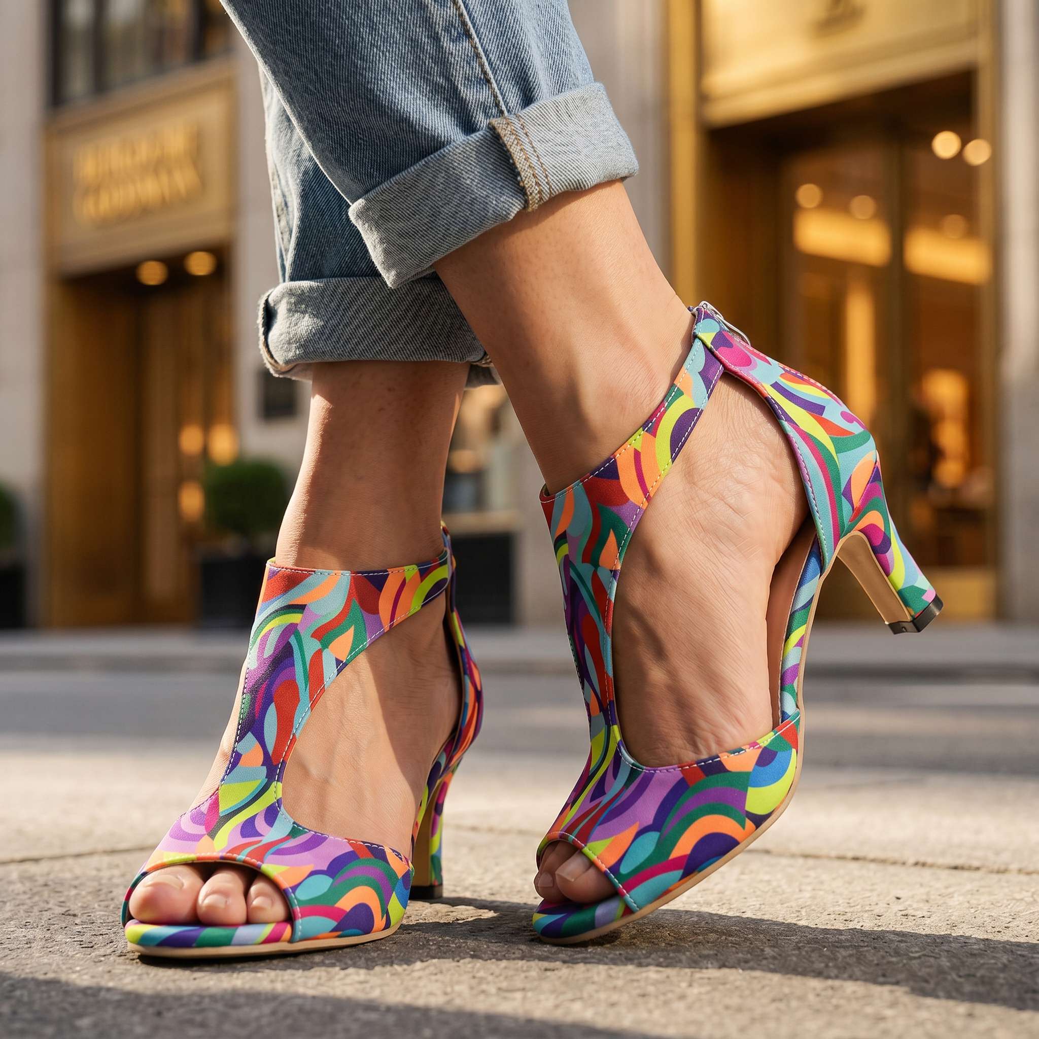 Savannah I T-Strap Heels - greatdealsin