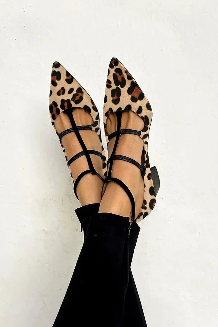 Sophie Elegant Heel with Leopard Print - greatdealsin