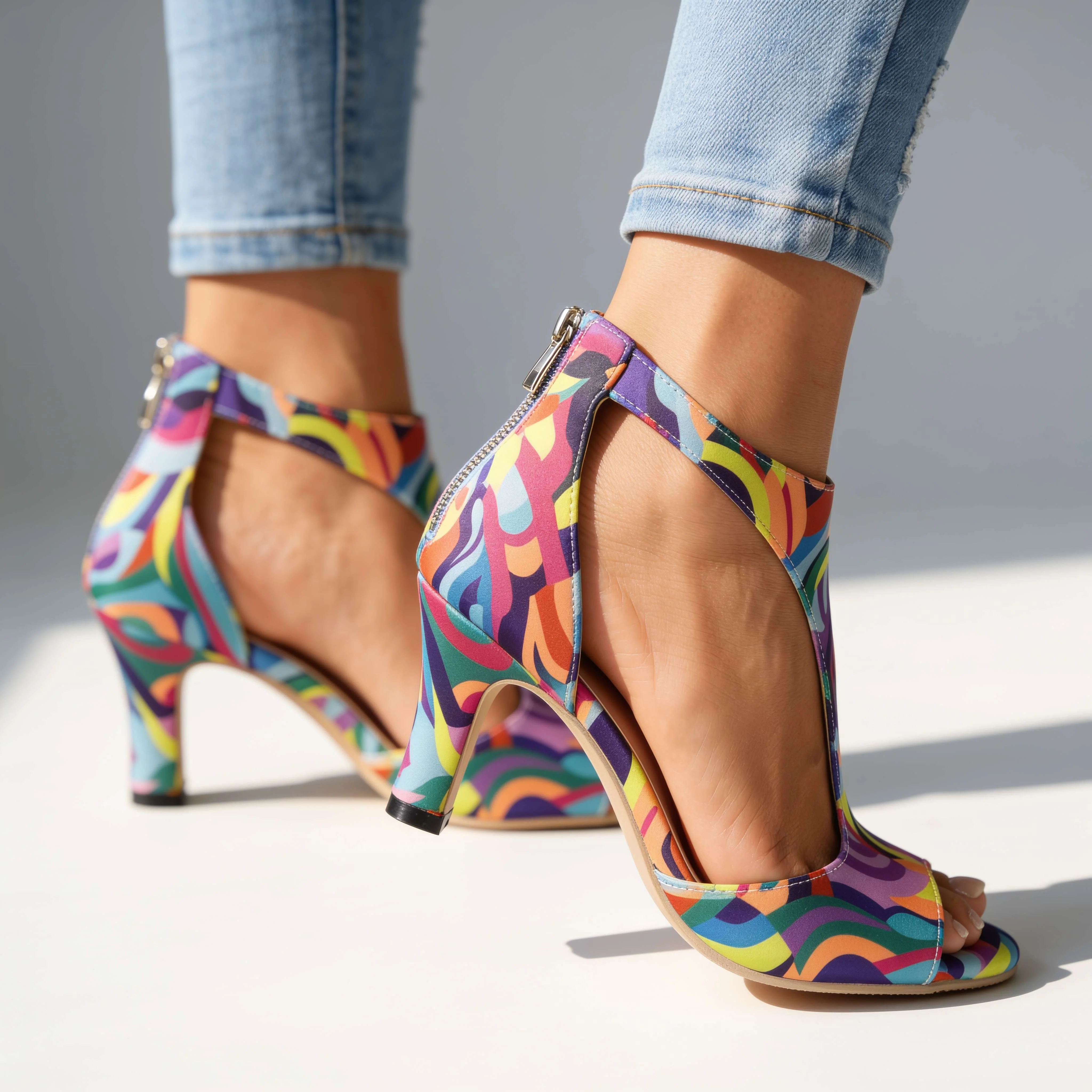 Savannah I T-Strap Heels - greatdealsin
