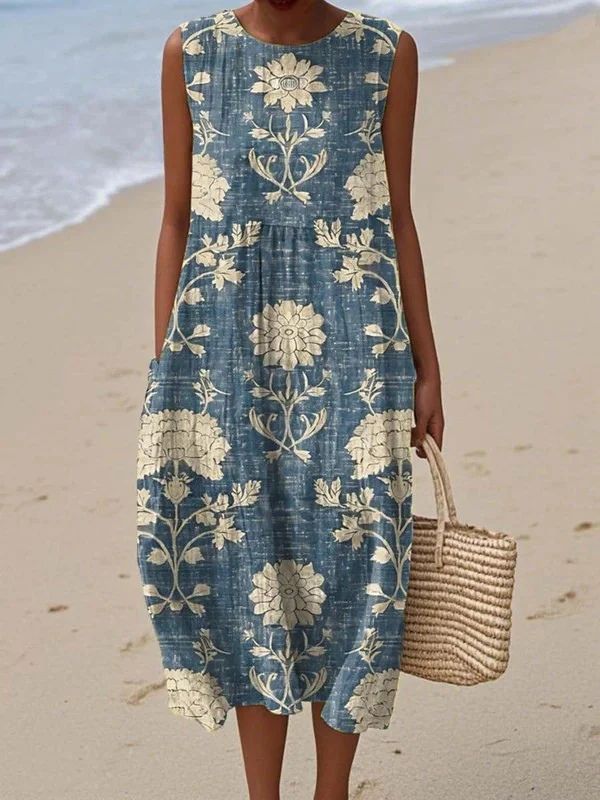 Belle Boho Midi Dress - greatdealsin