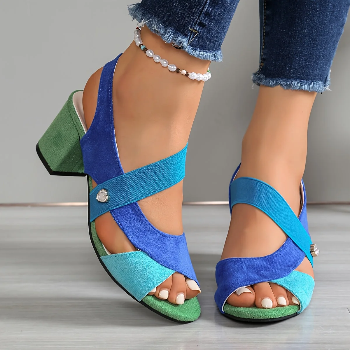 Linda Orthopedic Comfort Block Heels - greatdealsin