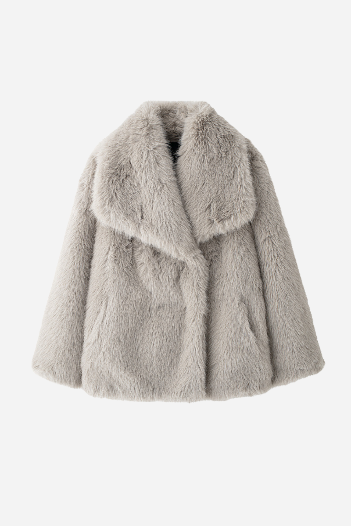 Faux Fur Shawl Collar Jacket